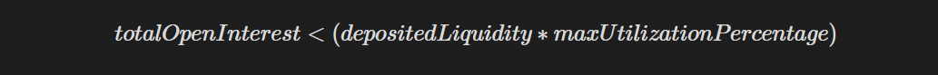 Liquidity Reserve Formula 1
